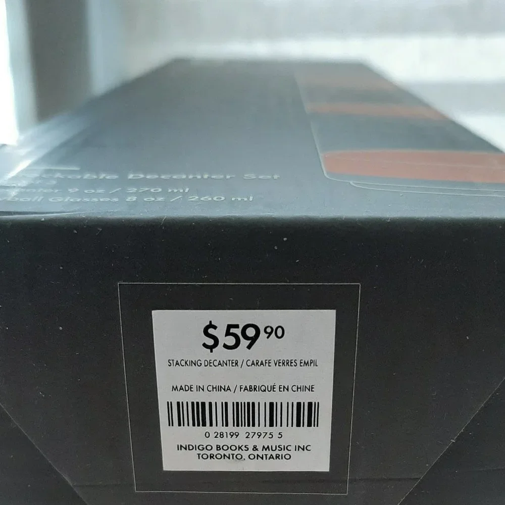 OUI Stackable Glass Decanter Set - Picture 7 of 7